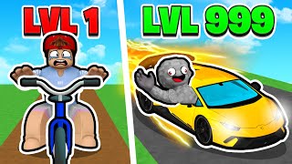 Level 1 vs LEVEL 999 SCHNELLSTES AUTO  Roblox DeutschHD [upl. by Scuram]