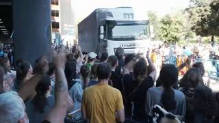 Volunteers Bring Aid to Valencia’s Mestalla Stadium  Amaravati Today [upl. by Otsuj]