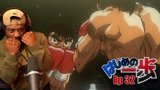 Ippo Vs Sendo  Hajime No Ippo Episode 32  Reaction [upl. by Marv499]