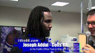 18to88 Joseph Addai Interview [upl. by Tannenbaum]