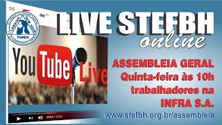 ASSEMBLEIA GERAL  TRABALHADORES NA INFRA SA [upl. by Isaacs480]