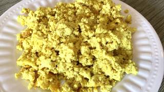 How to Make Scrambled Tofu  Vegan EggFree Scramble Recipe [upl. by Iene]