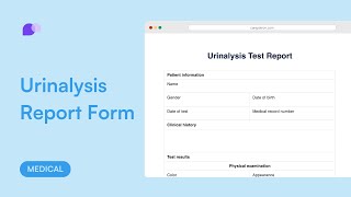 Urinalysis Test Report [upl. by Annamarie561]