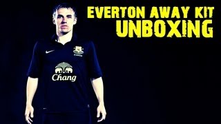 New EVERTON Away Shirt 2012  13  Unboxing [upl. by Weitzman]