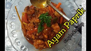 Resepi Ayam Paprik  Sedap dan Mudah  Cara Sendiri [upl. by Pippas]