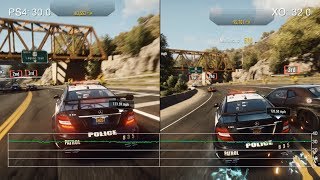 Need for Speed Rivals Final Code PS4 vs Xbox One FrameRate Tests [upl. by Adnamor185]