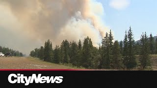 Dramatic scenes at Jasper National Park evacuation [upl. by Nitnert778]