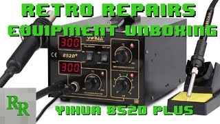 Yihua 852 Rework Station Unboxing and Testing  Retro Repairs Equipment Unboxing [upl. by Ziom373]