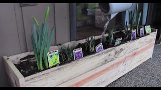 Pallet Planter Box DIY [upl. by Helyn]