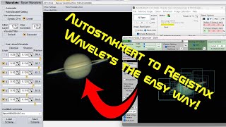 Wavelets the Easy Way  Sending Autostakkert Results to Registax [upl. by Hgielsa]