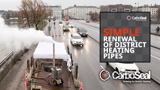 A simple way to renew district heating pipes  CarboSeal® [upl. by Tilden364]