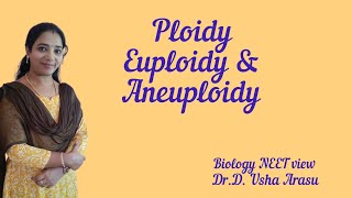 Ploidy Euploidy amp Aneuploidy easy tricks to remember [upl. by Elok152]