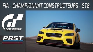 GRAN TURISMO SPORT ST8 CHAMPIONNAT FIA DES CONSTRUCTEURS  UN CHTI A LA PLAGE [upl. by Belshin]