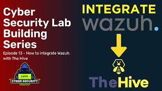 How to Integrate Wazuh amp TheHive  Virtual Lab Building Series Ep 13 [upl. by Ayifa]