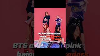 BTS and Blackpink being Ambassadors of Same Brand bts blackpink kpop shorts short fyp [upl. by Ocsinarf853]