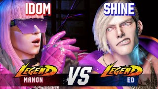 SF6 ▰ IDOM Manon vs SHINE Ed ▰ High Level Gameplay [upl. by Eynaffit307]