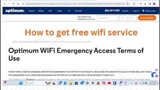 How to get free wifi from Optimum [upl. by Ahsap]