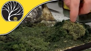 Lichen  Model Scenery  Woodland Scenics [upl. by Elehcar]