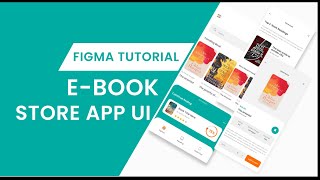 EBook Mobile APP UI  Figma Tutorial [upl. by Noma355]