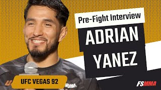 Adrian Yanez UFC Vegas 92 full prefight media day interview [upl. by Daigle]