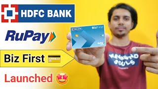 HDFC Biz First Credit Card Launched  Hdfc Biz First Credit card Apply  Biz First Hdfc Credit Card [upl. by Aurelea641]