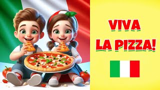 VIVA LA PIZZA Canzone Della Pizza  per bambini Con testo [upl. by Pesvoh387]