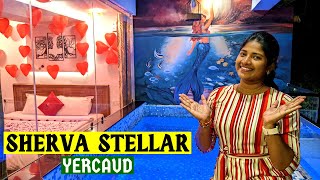 YERCAUD RESORT 🏩😍  Sherva Stellar Resort Yercaud  Tamil Travel Vlog Romantic Resort [upl. by Ynnaej]