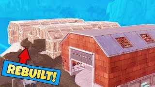 We REBUILT DUSTY DEPOT in Fortnite Battle Royale [upl. by Aicilav]