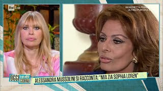 Alessandra Mussolini tra la politica e lo spettacolo  Oggi è un altro giorno 31032023 [upl. by Nnylrac989]