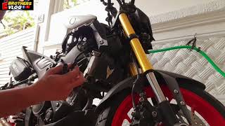 UMA RACING IGNITION COIL  UMA RACING SPARKPLUG INSTALL FOR YAMAHA MT15 mt15modified diy [upl. by Stedmann756]