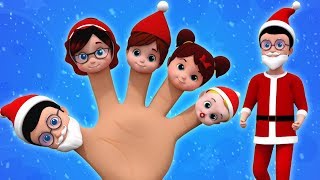 Babbo Natale dita Famiglia  canti di natale  babbo natale rima  Santa Finger Family [upl. by Nomolas]