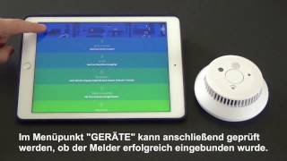 Innogy Rauchmelder in Smarthome Zentrale einbinden [upl. by Emie]