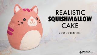 Make a Realistic Squishmallow Cake step by step on sugargeekshowcom [upl. by Ecertap]