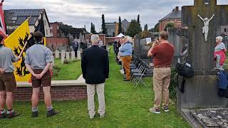 80 jaar bevrijding van Turnhout op de Historische Begraafplaats Kwakkelstraat [upl. by Tshombe]