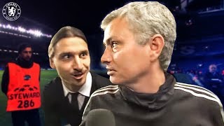 Zlatan Ibrahimovic Scares Jose Mourinho  Chelsea FC [upl. by Daly]