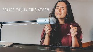 PRAISE YOU IN THIS STORM  spontaneous worship  one take cover [upl. by Nuahs]