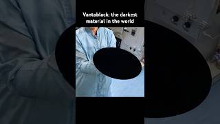 Vantablack the darkest material in the world black science color darkness [upl. by Einahpit246]