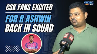 Watch Out CSK Fans Reaction On R Ashwin Back In CSK  CSK  R Ashwin  IPL 2025 Mega Auction [upl. by Eleonore]