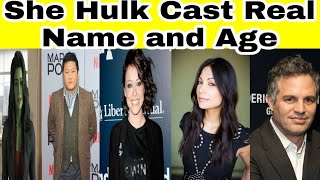 She Hulk Attorney at Law TV Series Cast Real Name and age tvseries shehulk 2for Celebes hub [upl. by Aicener]