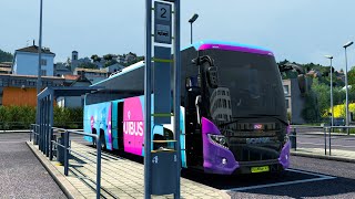 Scania Touring  ETS 2  147 Grand Utopia Bus Mod [upl. by Frager8]