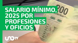 Salarios mínimos por oficio a partir del 1 de enero de 2025 [upl. by Eecak295]