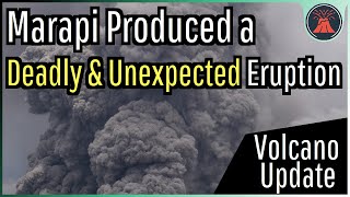 Marapi Volcano Update Deadly Eruption Occurs Pyroclastic Flows Generated [upl. by Accebor]