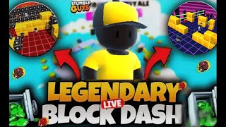 World record in Block Dash Endless 450 waves  stumbleguys stumbleguyslive [upl. by Nywroc]