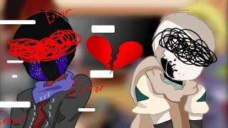 sans au react to errorink family part one of tiktok video [upl. by Arikahc]