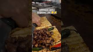 Adanada Ciğer kebab yemek yemektarifleri adana [upl. by Aneerbas]