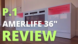 AMERLIFE TV Stand with 36quot Fireplace Review  Amerlife Fireplace TV Stand Review  Amerlife Review [upl. by Nangem]