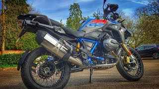 2017 BMW R1200GS Rallye Review [upl. by Akemej]