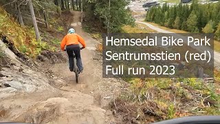 Hemsedal Bike Park Sentrumsstien red trail [upl. by Jacinthe]