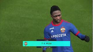 PES 2018 PC PFK CSKA Moskva Goal Song Goaltune by Mauri d [upl. by Karil]