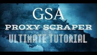 GSA Proxy Scraper 2021  Scrape Thousands Of Proxies  Built In Port Scanner [upl. by Nilya510]